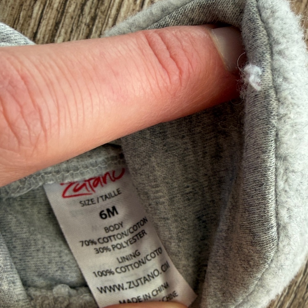 Zutano Gray Baby Walker Shoes - Picture 3 of 3